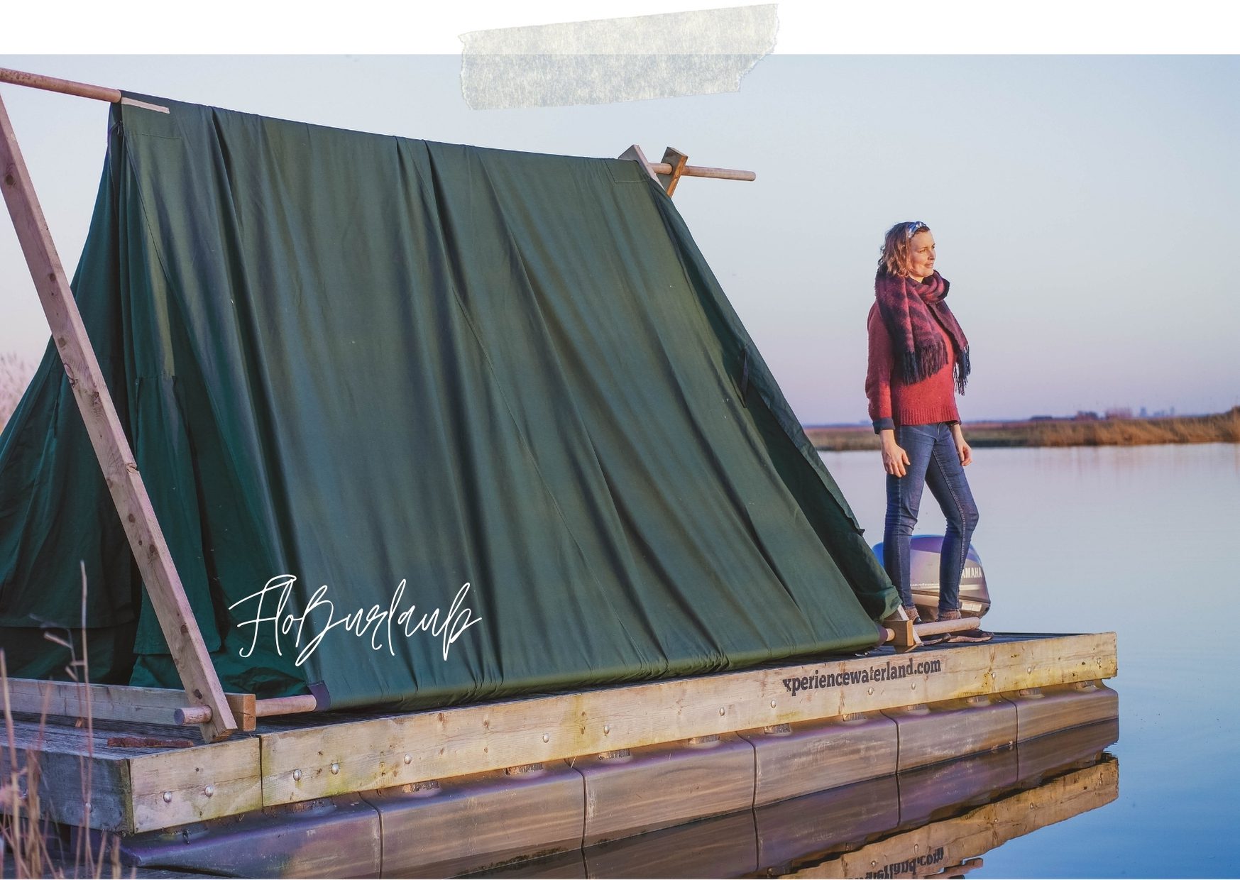 Mikroabenteuer Floßurlaub in der Wildnis bei Amsterdam